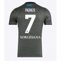 Fotballdrakt Herre SSC Napoli David Neres #7 Tredjedrakt 2024-25 Kortermet